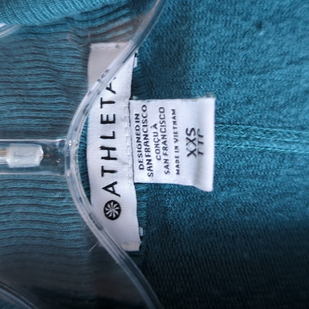 Turquoise Athleta Cardigan - Picture 3 of 7